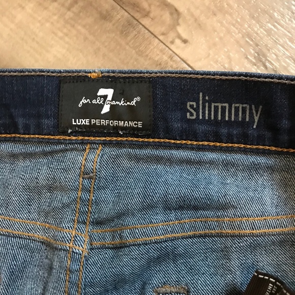 7 for all man kind slimmy luxe performance jeans - Picture 7 of 10